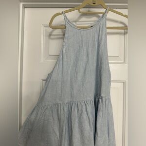 Abound stripe peplum top